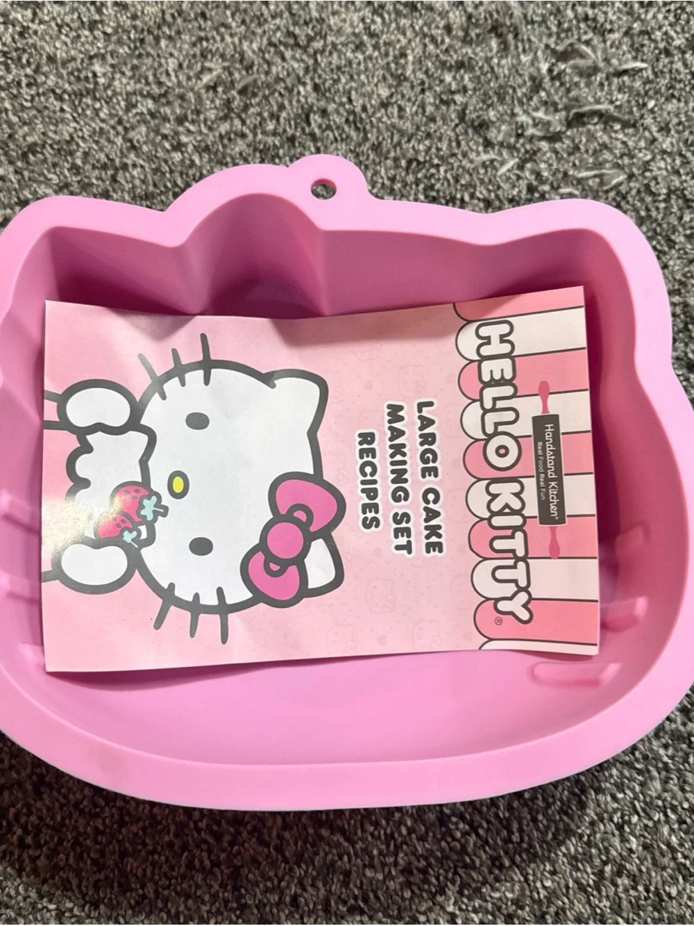 HandStand Silicone Sanrio Hello Kitty Cake Jello Dessert Mold Pink